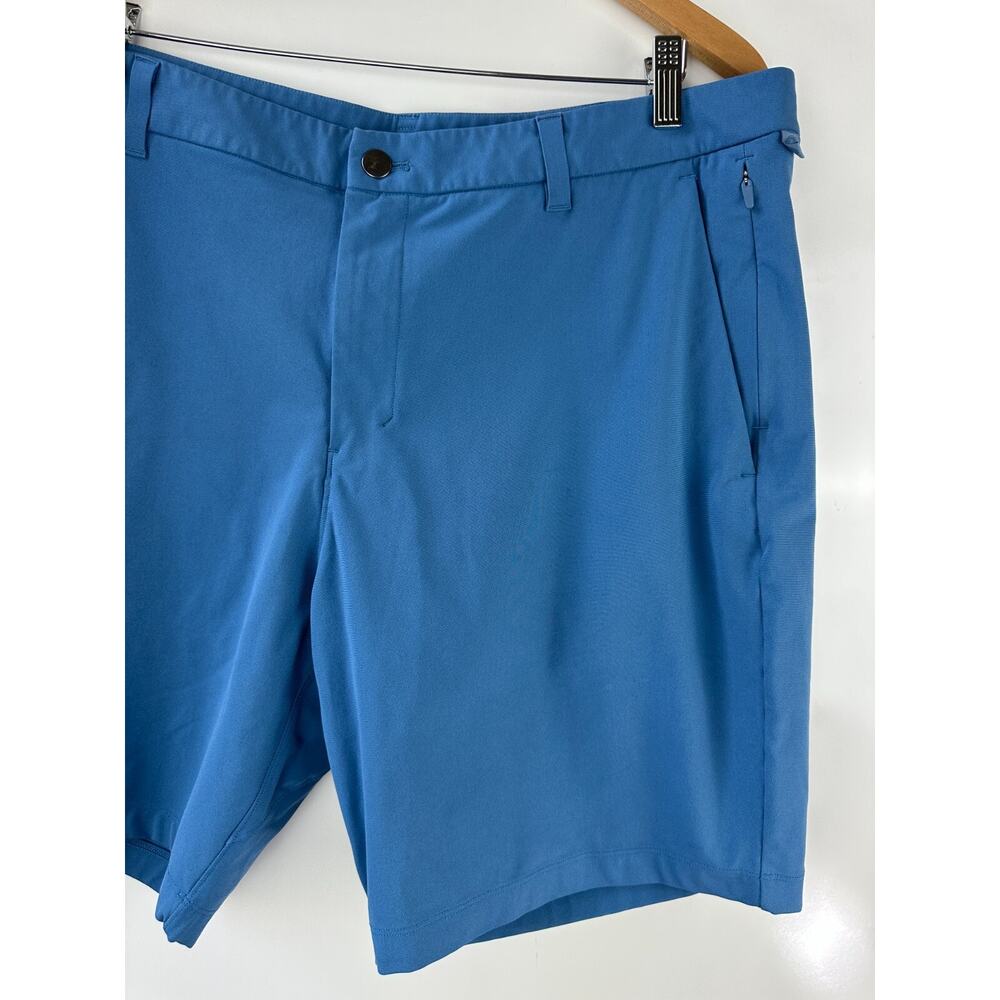 Lululemon Commission Classic-Fit Short 9" Warpstreme Soft Denim Blue Men's 38 - Picture 4 of 14